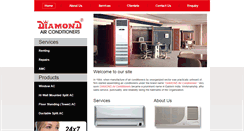 Desktop Screenshot of diamondairconditioner.com